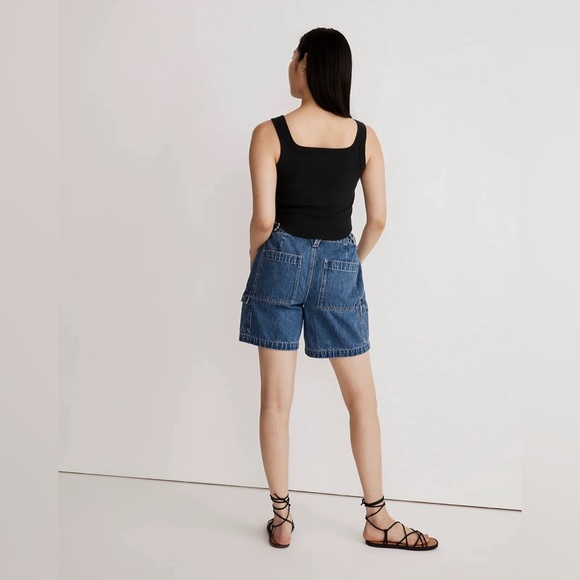 NWT - Madewell Small The Tailored Crop Tank in Sleekhold - Picture 3 of 6